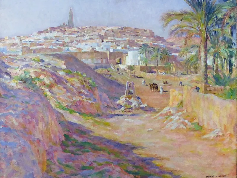 1878-Henri Villain - Veduta di Ghardaïa di Henri Villain, 1929 - Museo di Chartres, Eure-et-Loir